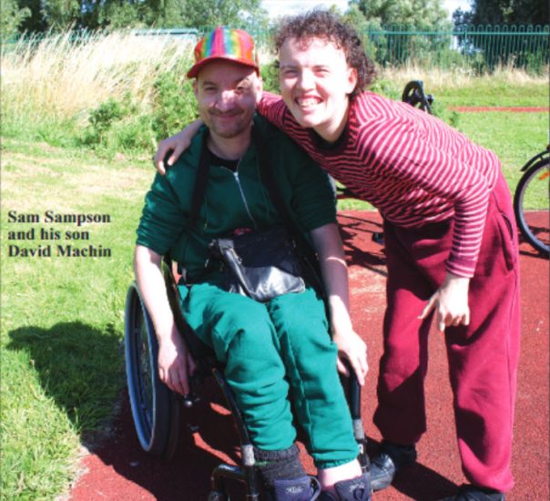 Sam Sampson and his son David Machin